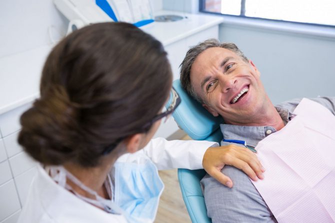 bigstock-Happy-patient-sitting-on-chair-209890804-1-670x446 Bondings dentist Hartland
